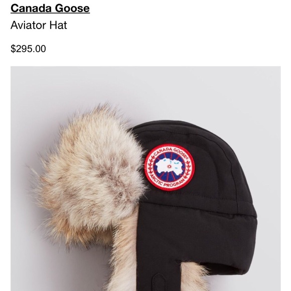 canada goose fur hat canada goose fur hat